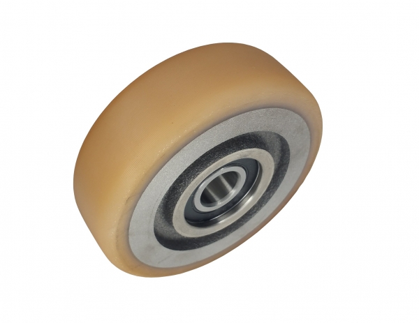 Rolle mit Belag aus Vulkollan